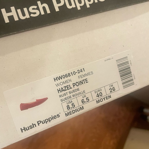 Hush Puppies Women’s Rust Suede Hazel Pointe Loafer, size 8.5 - Picture 6 of 6